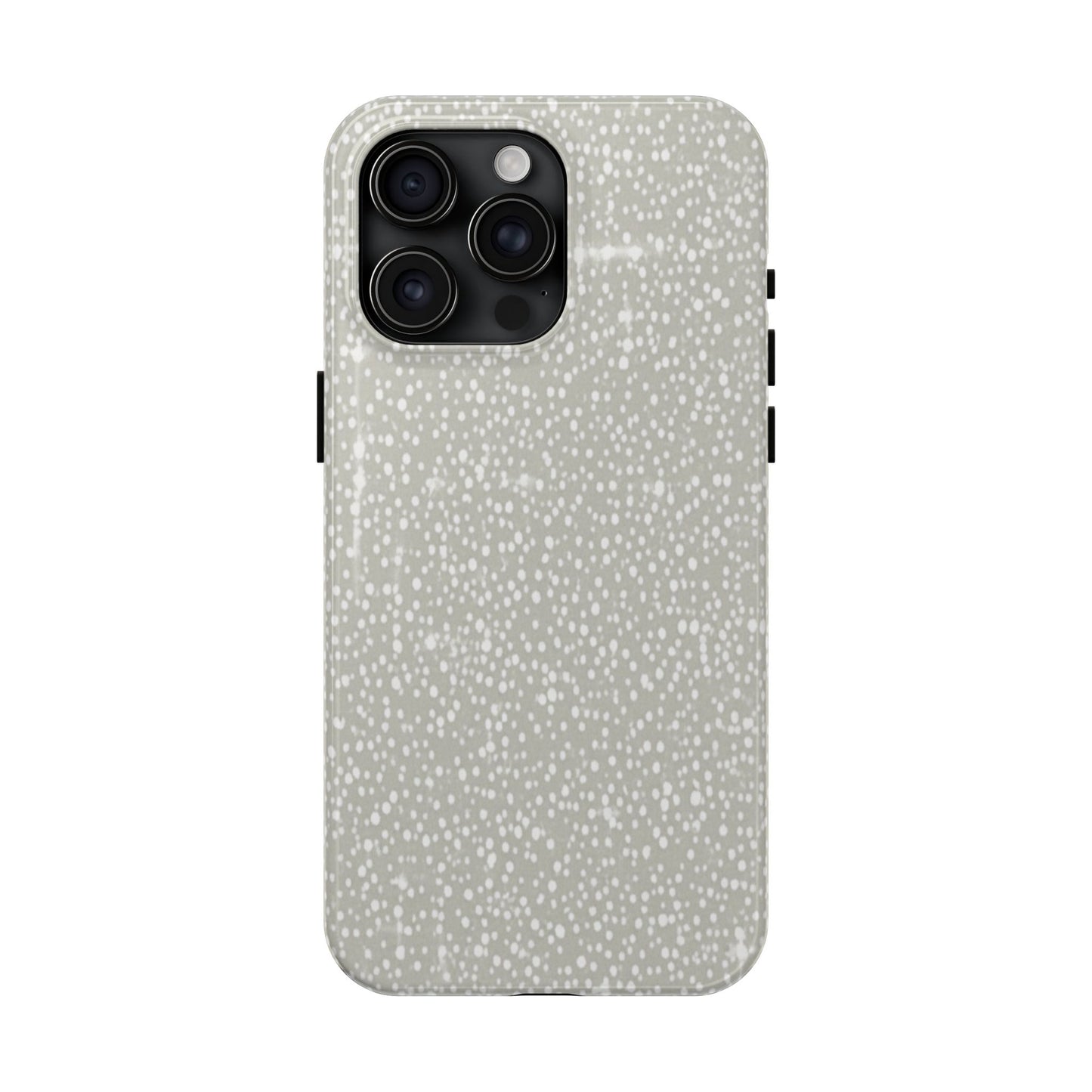Speckled Gray Tough Phone Case — Protective Shockproof iPhone Cover