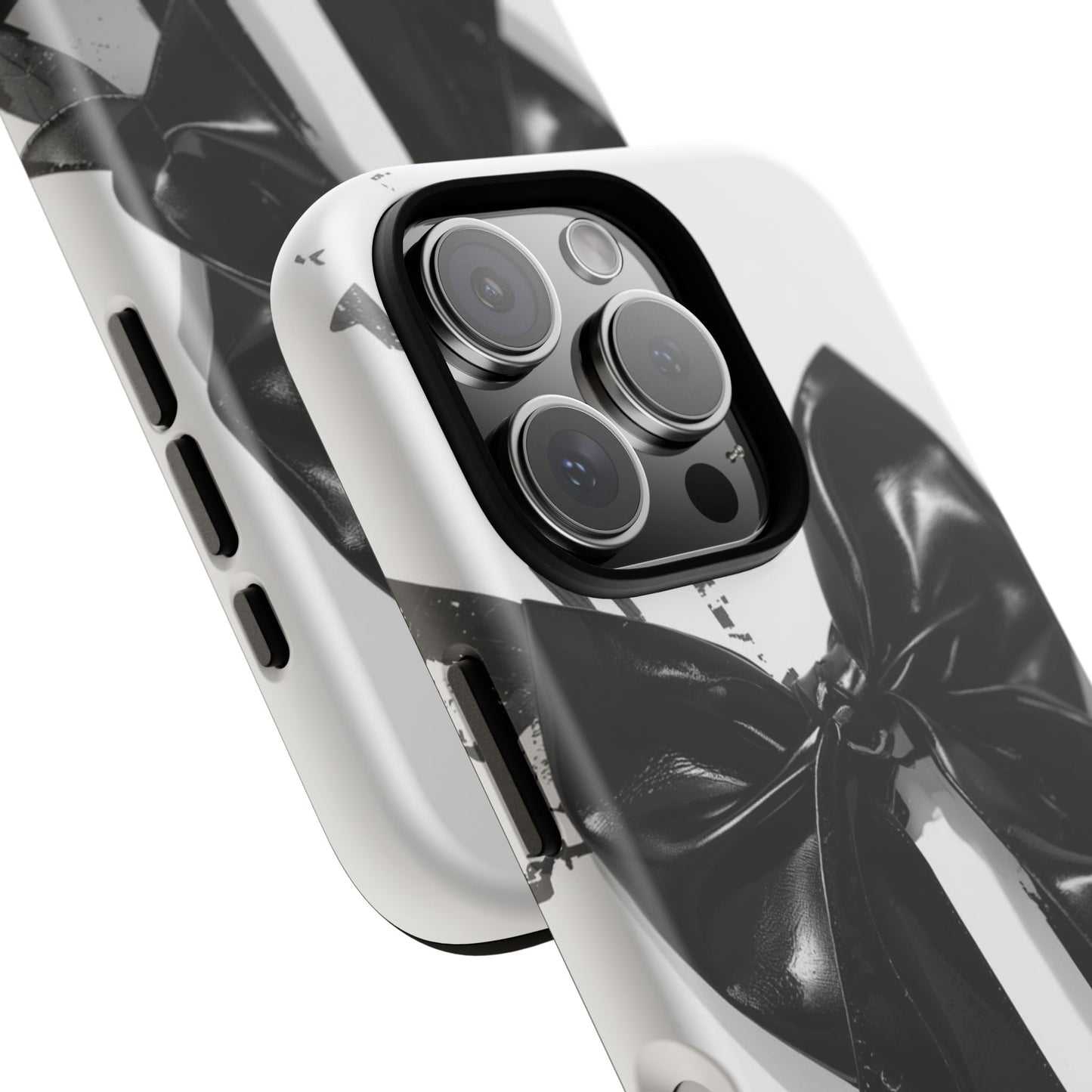 Phone Case — Black Bow Graphic Protective Cover