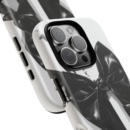 Phone Case — Black Bow Graphic Protective Cover
