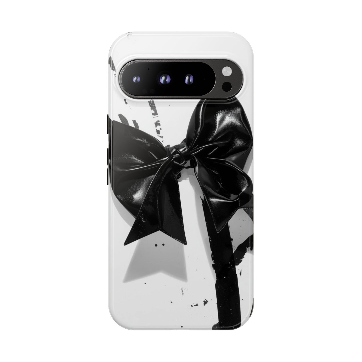Phone Case — Black Bow Graphic Protective Cover