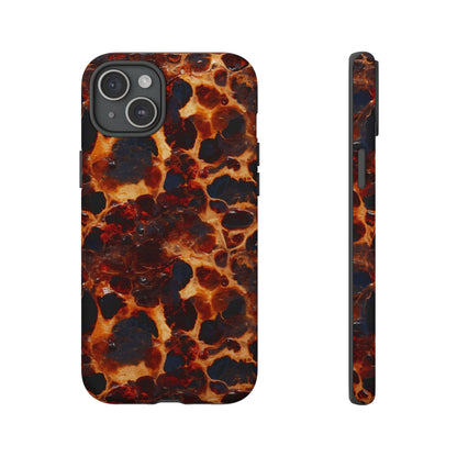Tortoiseshell Phone Case — Protective iPhone Cover with Classic Amber Pattern