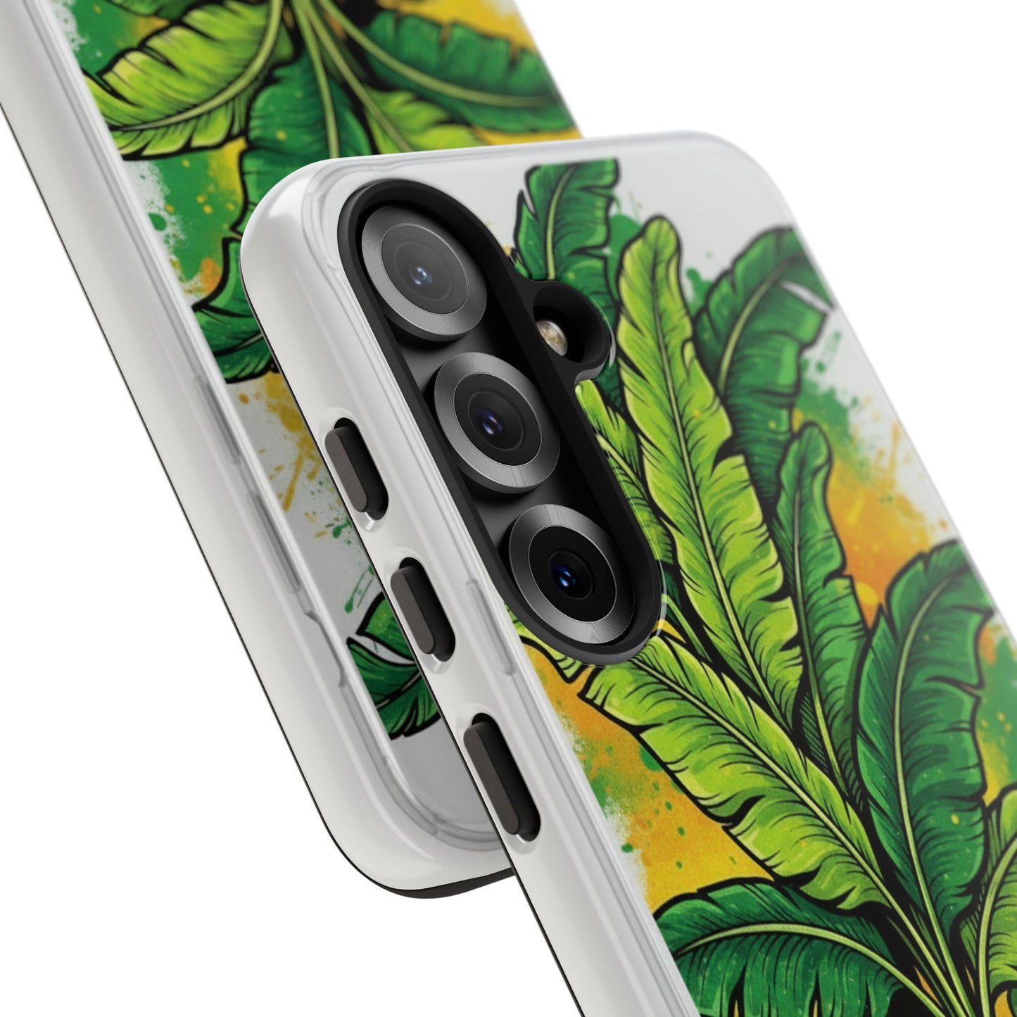 Tropical Banana Leaf Phone Case — Vibrant Green Plant Protector