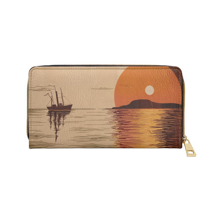 Women's Nautical Wallet -  Coastal Vegan Wallet