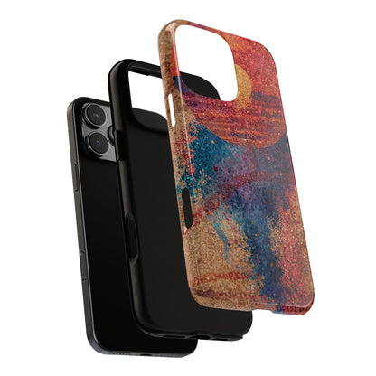 Retro Sunset Tough Phone Case