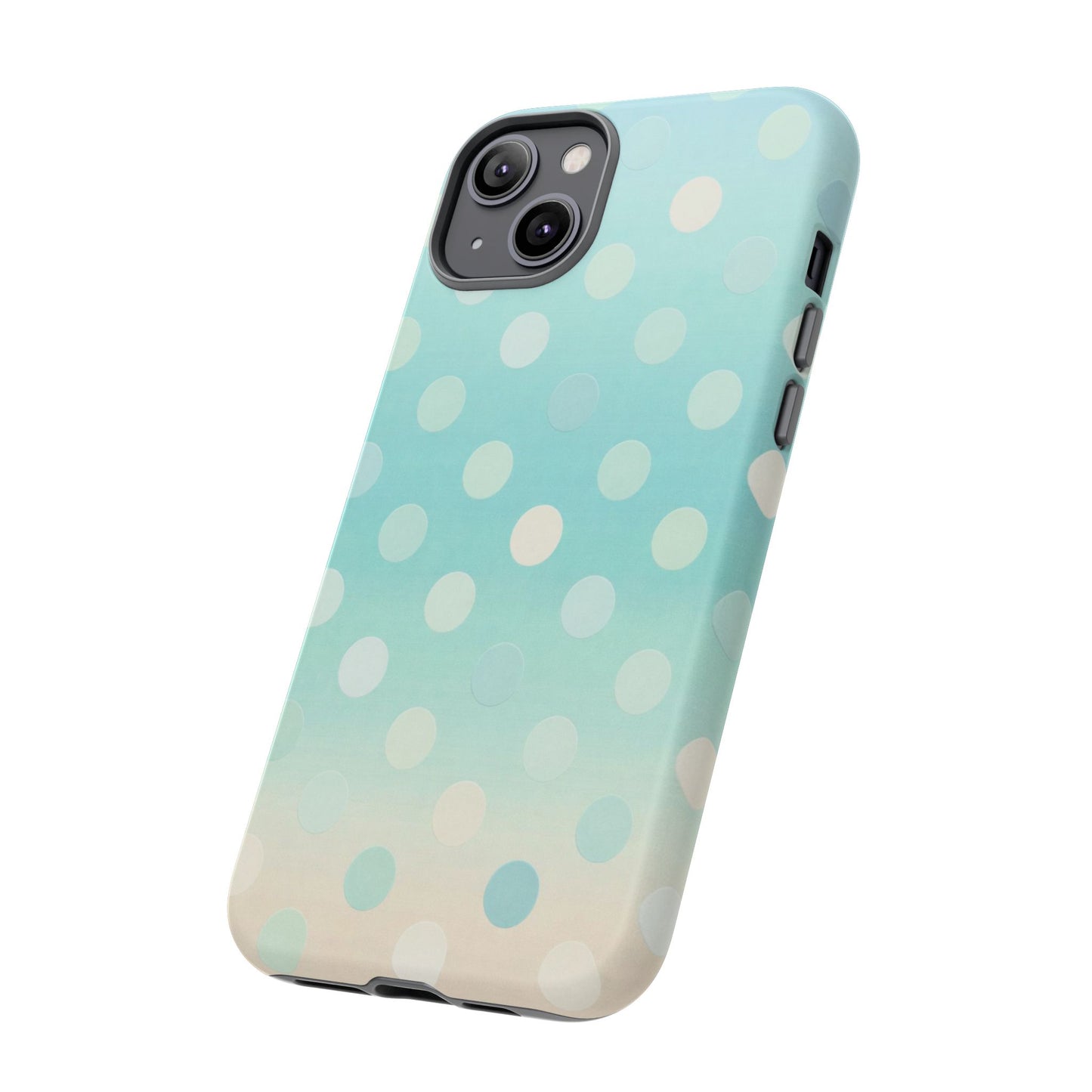 Abstract Palm Tough Phone Case — Minimal Coastal Blue Protective Cover