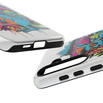 Kangaroo & Koala Surf Phone Case — Retro Neon Beach Art Tough Case