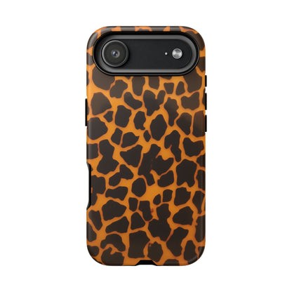 Leopard Print Tough Phone Case — Slim Protective iPhone Cover