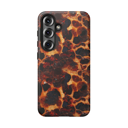Tortoiseshell Phone Case — Protective iPhone Cover with Classic Amber Pattern