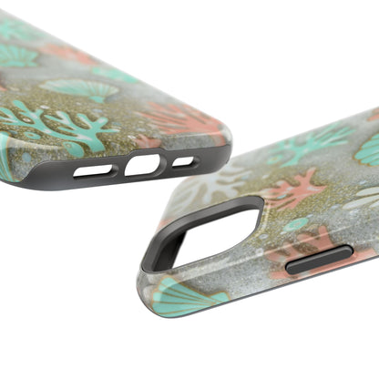 Seashell Coral Magnetic Impact Phone Case