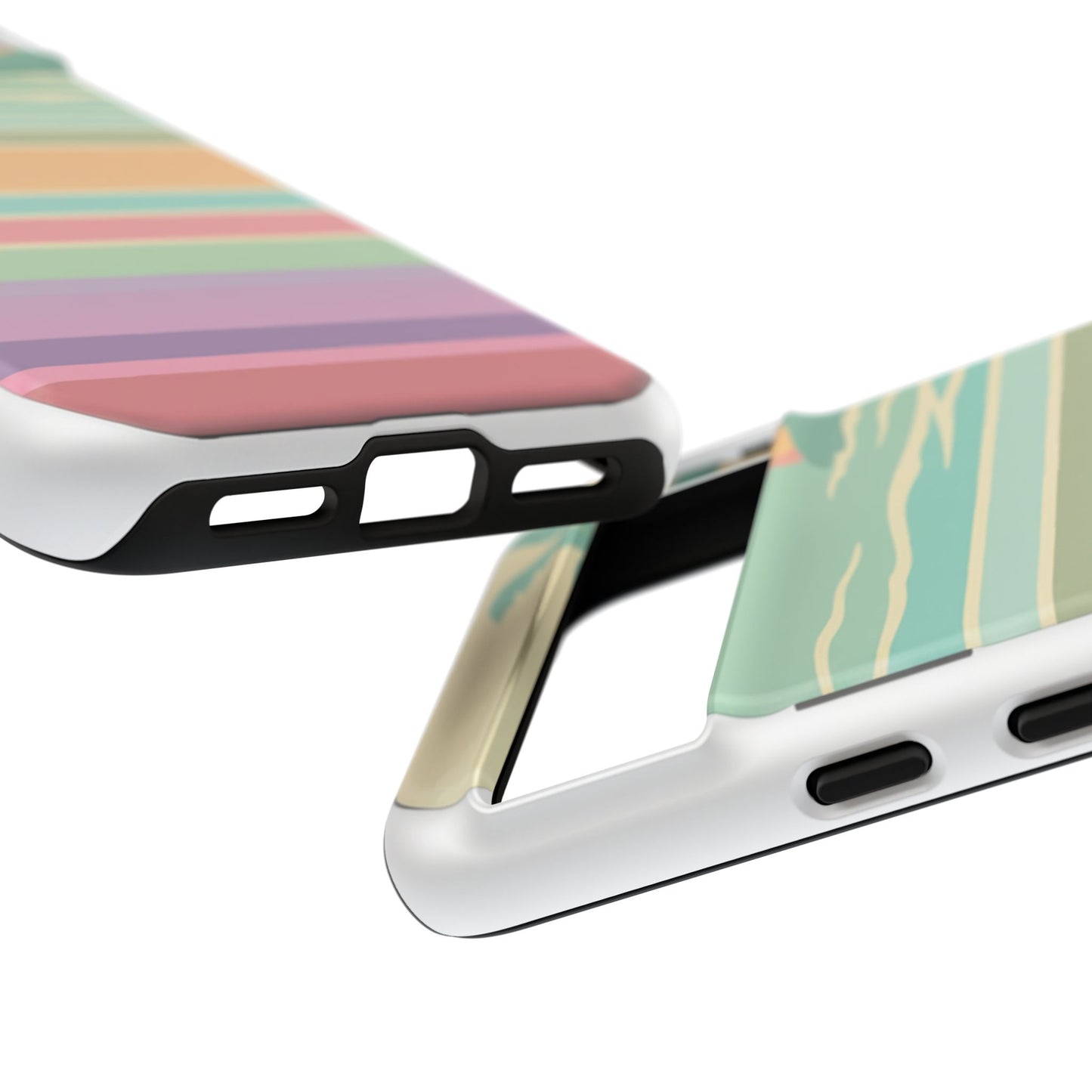 Tough Case — Retro Pastel Sunset Palm Tree Phone Case