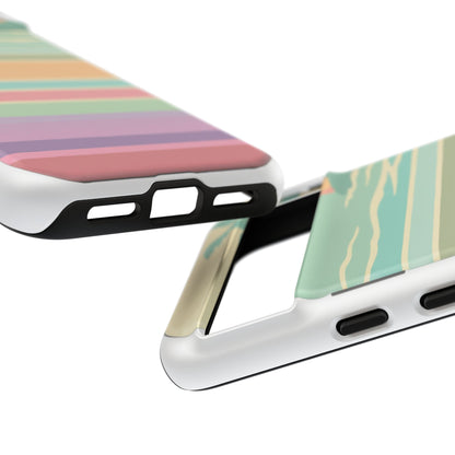 Tough Case — Retro Pastel Sunset Palm Tree Phone Case