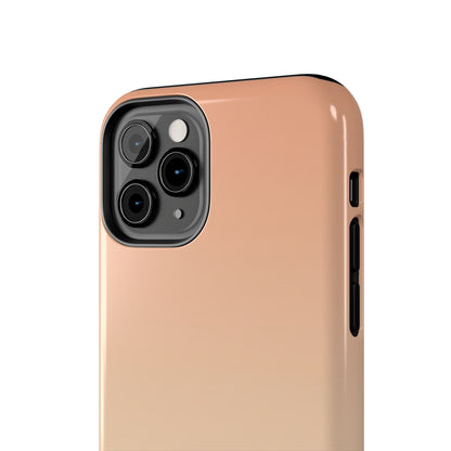Gradient Tough Phone Case — Peach Ombre Protective Cover