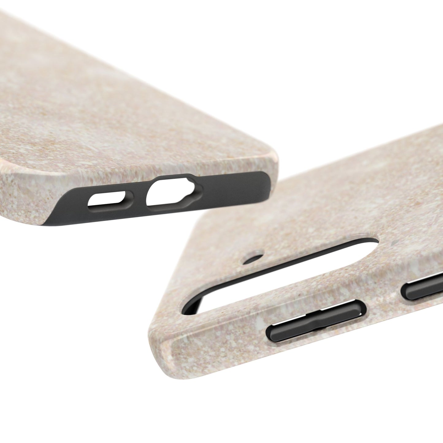 Marble Texture Tough Phone Case — Sandstone Protective Phone Cover