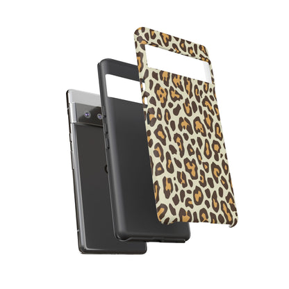 Leopard Print Tough Phone Case — Durable Protective Animal Print Case
