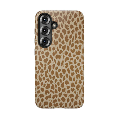 Leopard Print Tough Phone Case — Slim Protective Animal Pattern