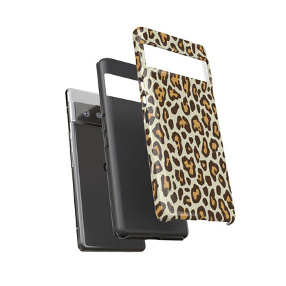 Leopard Print Tough Phone Case — Durable Protective Animal Print Case