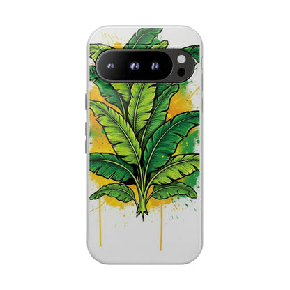 Tropical Banana Leaf Phone Case — Vibrant Green Plant Protector