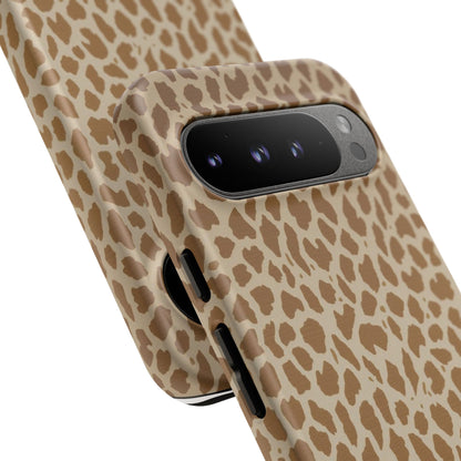Leopard Print Tough Phone Case — Slim Protective Animal Pattern