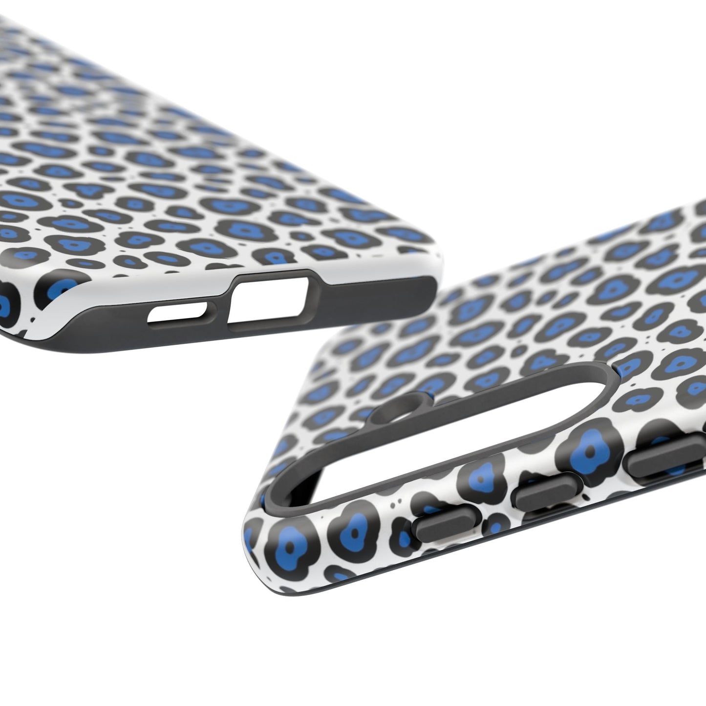 Blue Leopard Print Phone Case – Tough Protective Cover