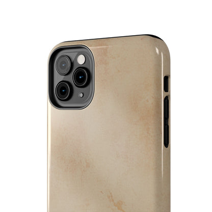 Tough Phone Case — Vintage Beige Marble Protective Phone Cover