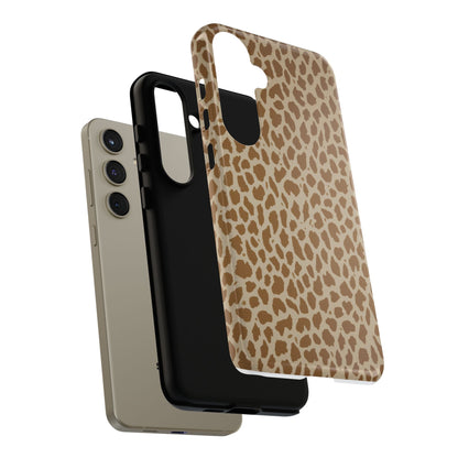 Leopard Print Tough Phone Case — Slim Protective Animal Pattern