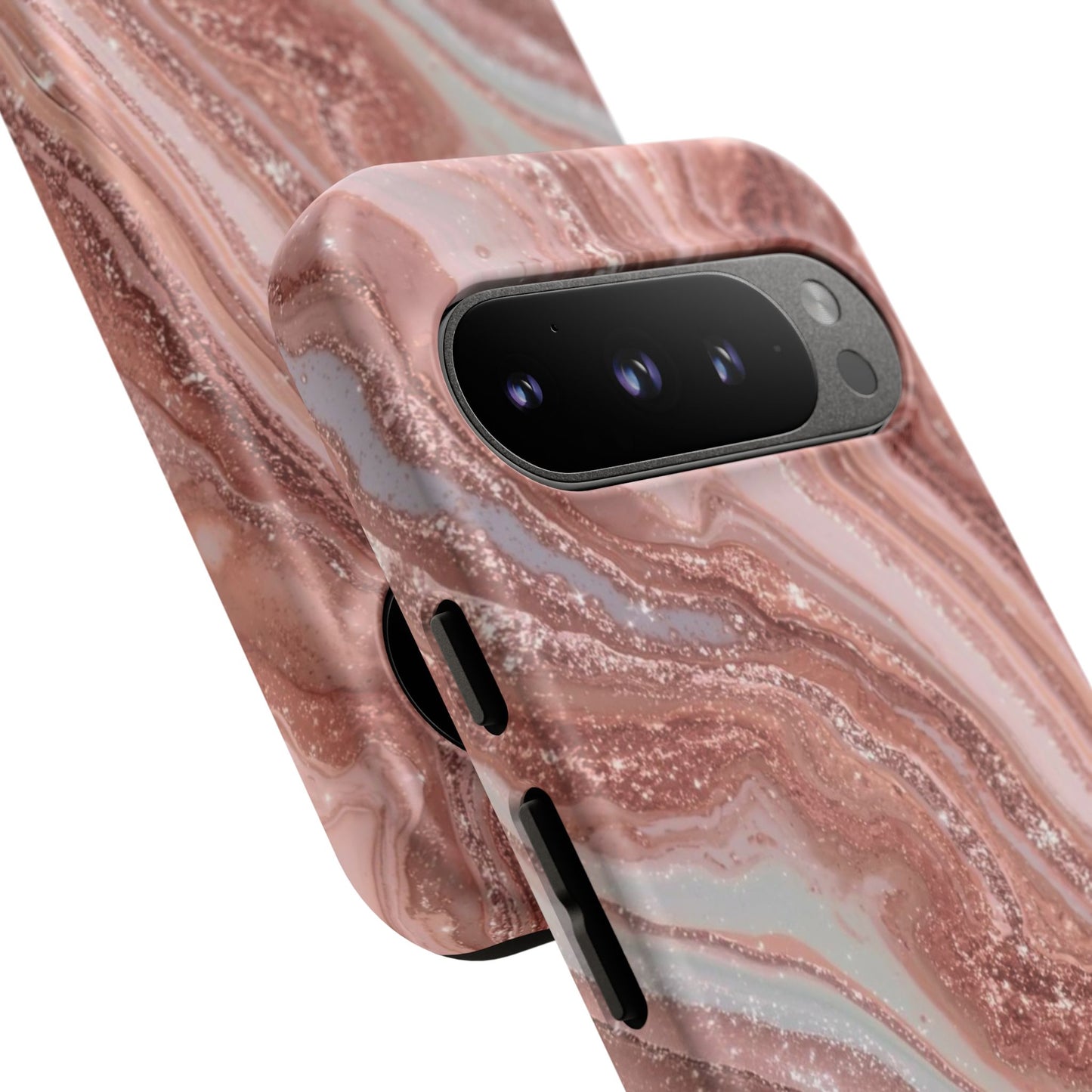 Rose Gold Marble Tough Phone Case