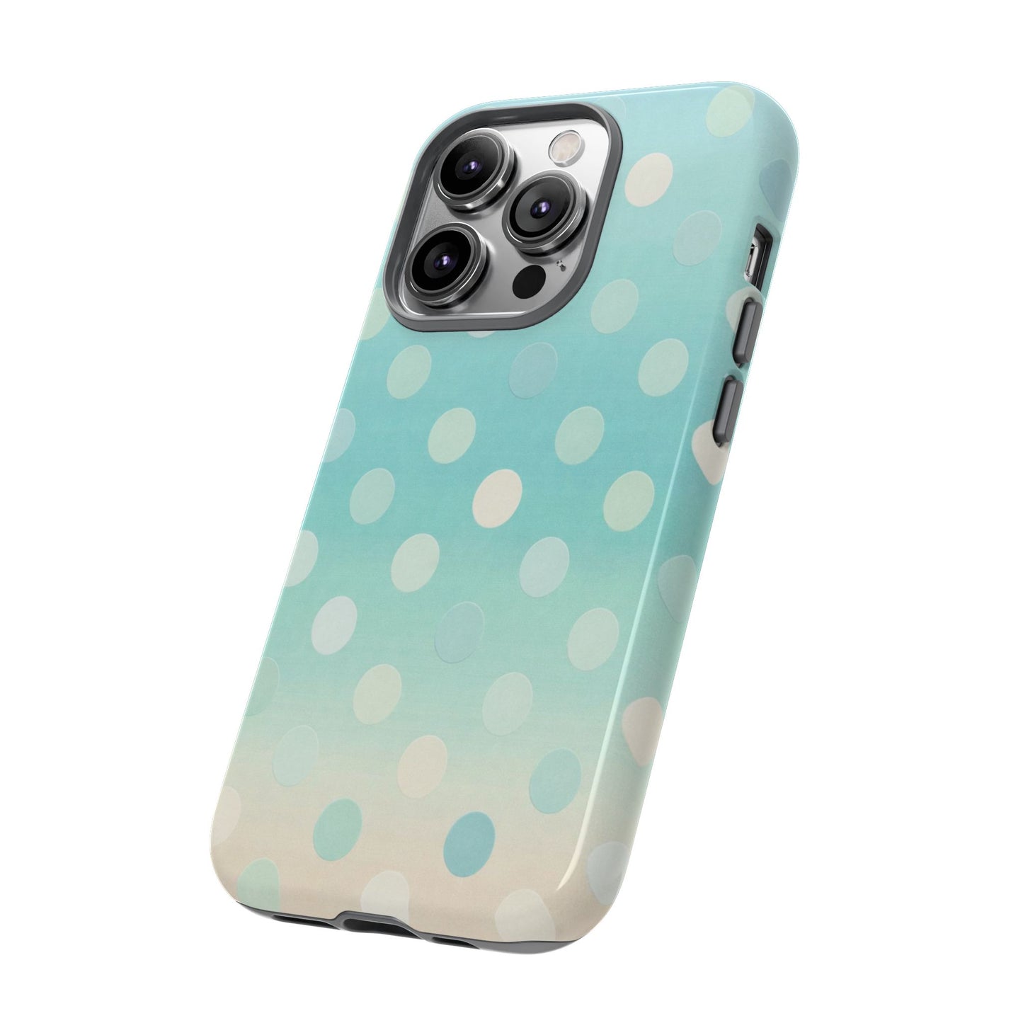 Abstract Palm Tough Phone Case — Minimal Coastal Blue Protective Cover