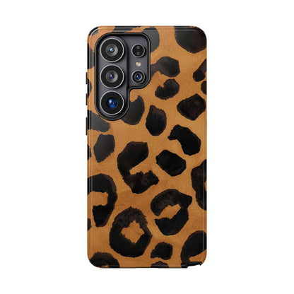 Leopard Print Tough Phone Case — Protective Animal Print iPhone Case