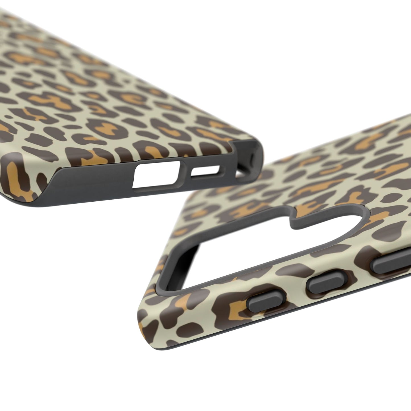 Leopard Print Tough Phone Case — Durable Protective Animal Print Case