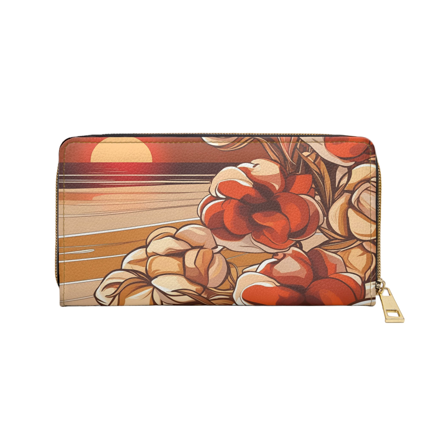 Women's Coastal Inspired Wallet - Sun-Kissed Botanical