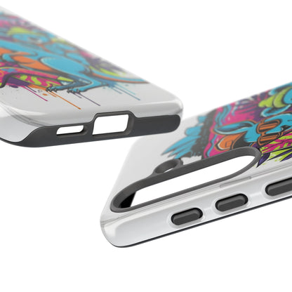 Kangaroo & Koala Surf Phone Case — Retro Neon Beach Art Tough Case