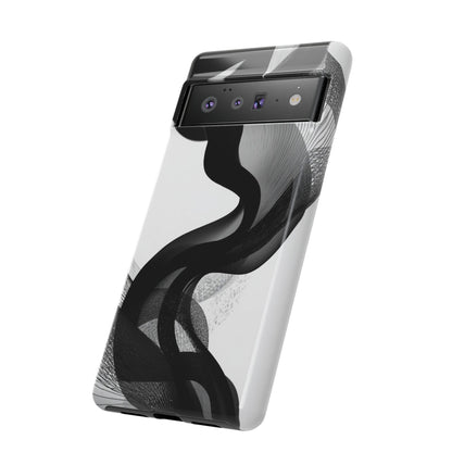 Phone Case — Monochrome Abstract Protective Cover