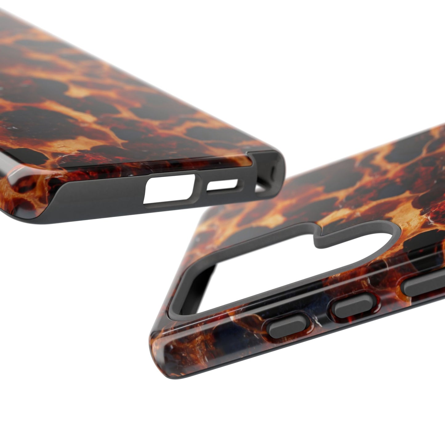 Tortoiseshell Phone Case — Protective iPhone Cover with Classic Amber Pattern
