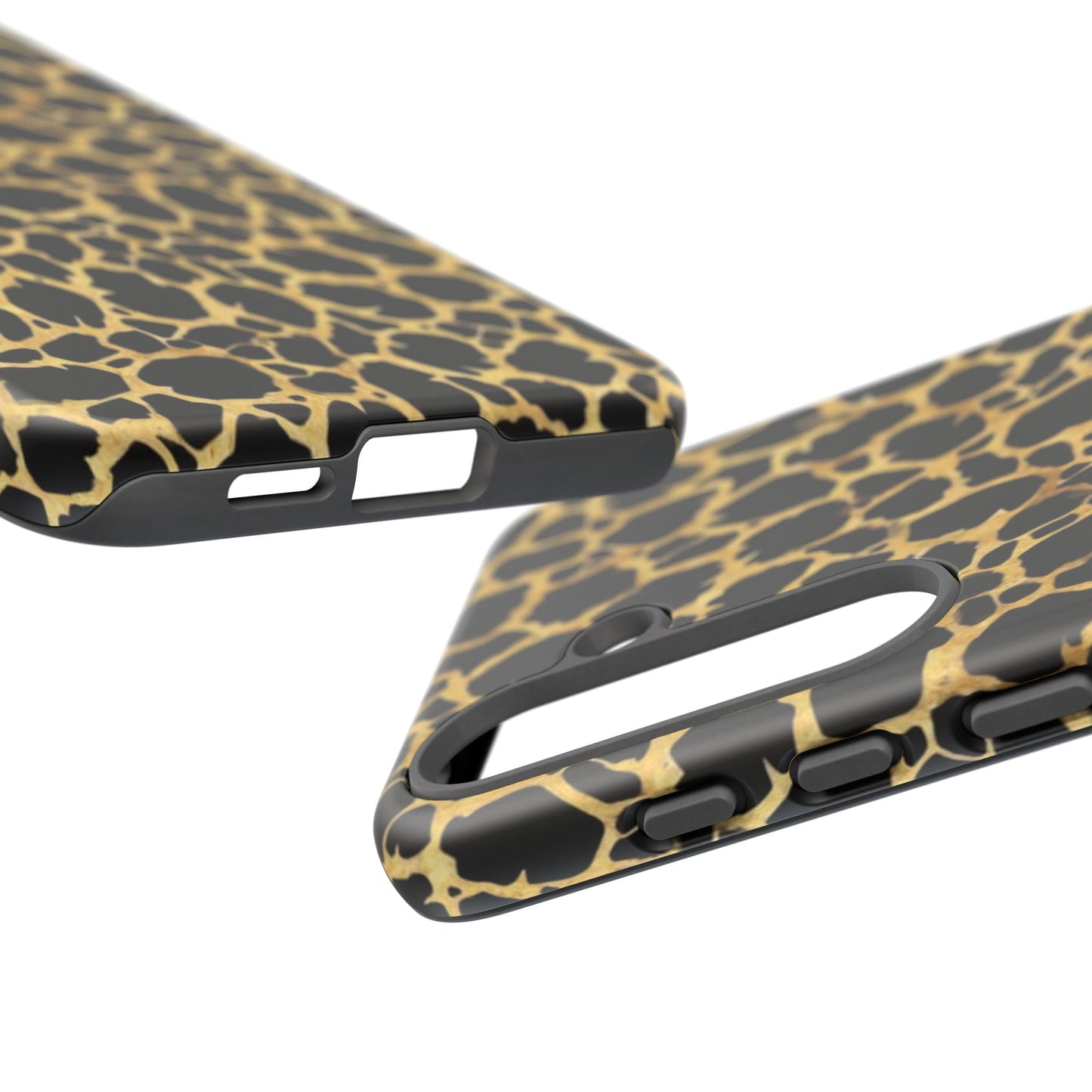 Giraffe Print Tough Phone Case — Durable Leopard-Style Protective Cover