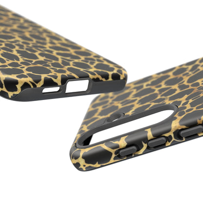 Giraffe Print Tough Phone Case — Durable Leopard-Style Protective Cover