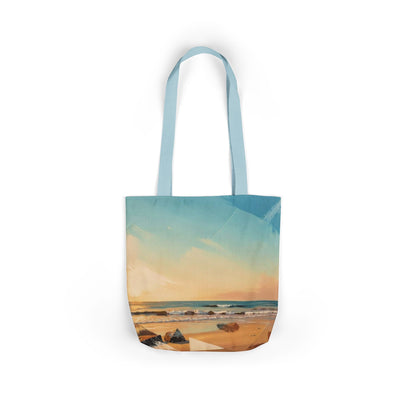 Beach Sunset Canvas Tote Bag