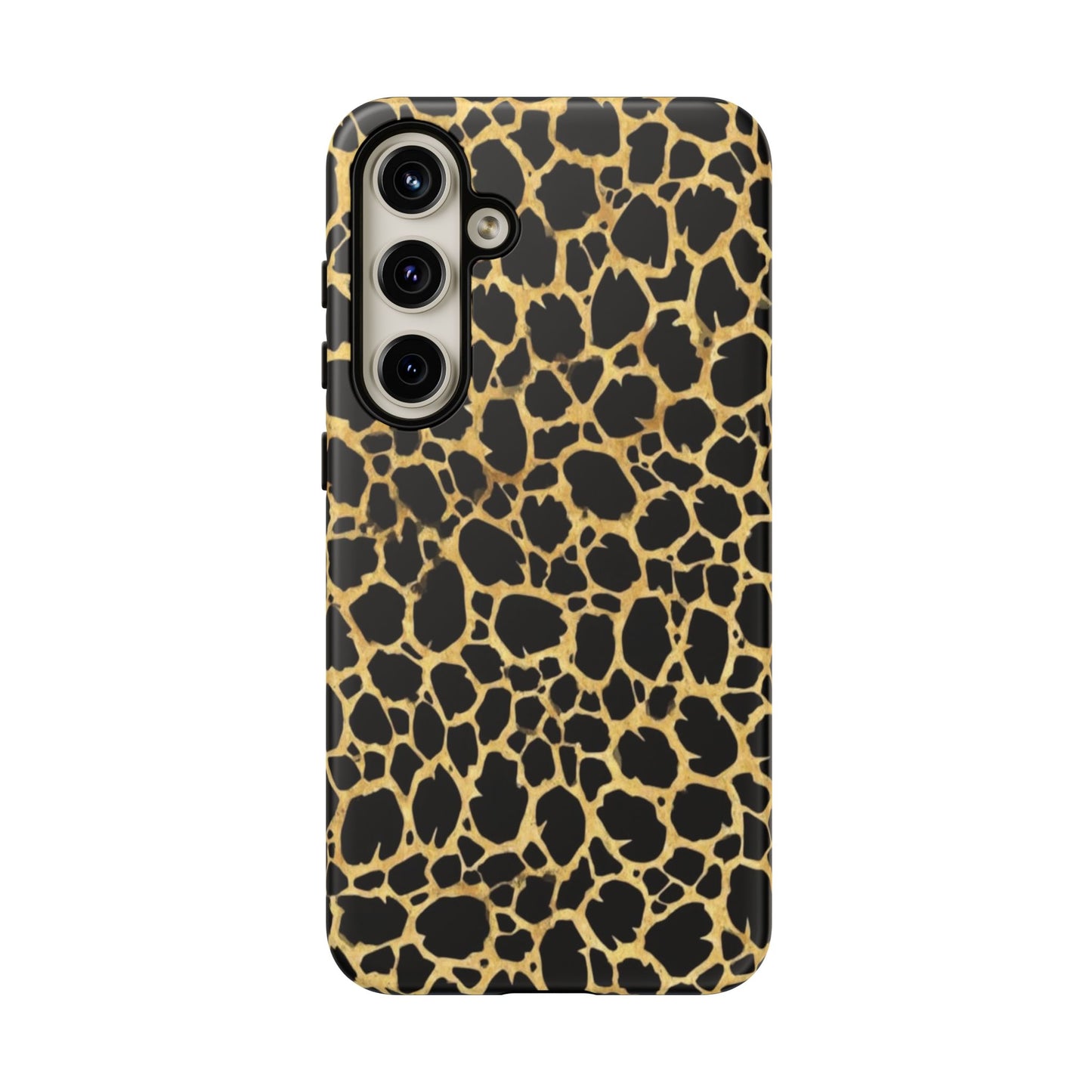 Giraffe Print Tough Phone Case — Durable Leopard-Style Protective Cover