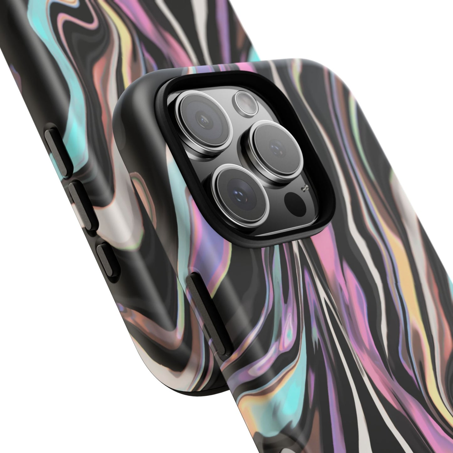 Abstract Marble Tough Phone Case — Pastel Swirl Protective Cover