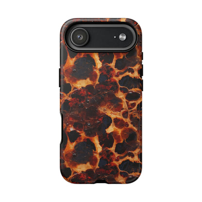 Tortoiseshell Phone Case — Protective iPhone Cover with Classic Amber Pattern