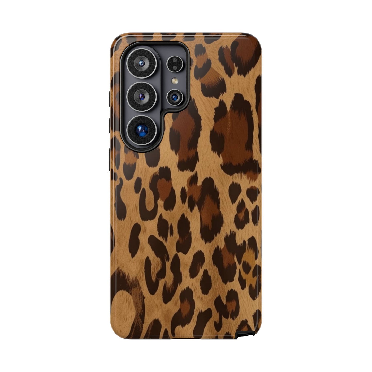 Leopard Print Tough Phone Case — Durable Animal Print Protective Cover