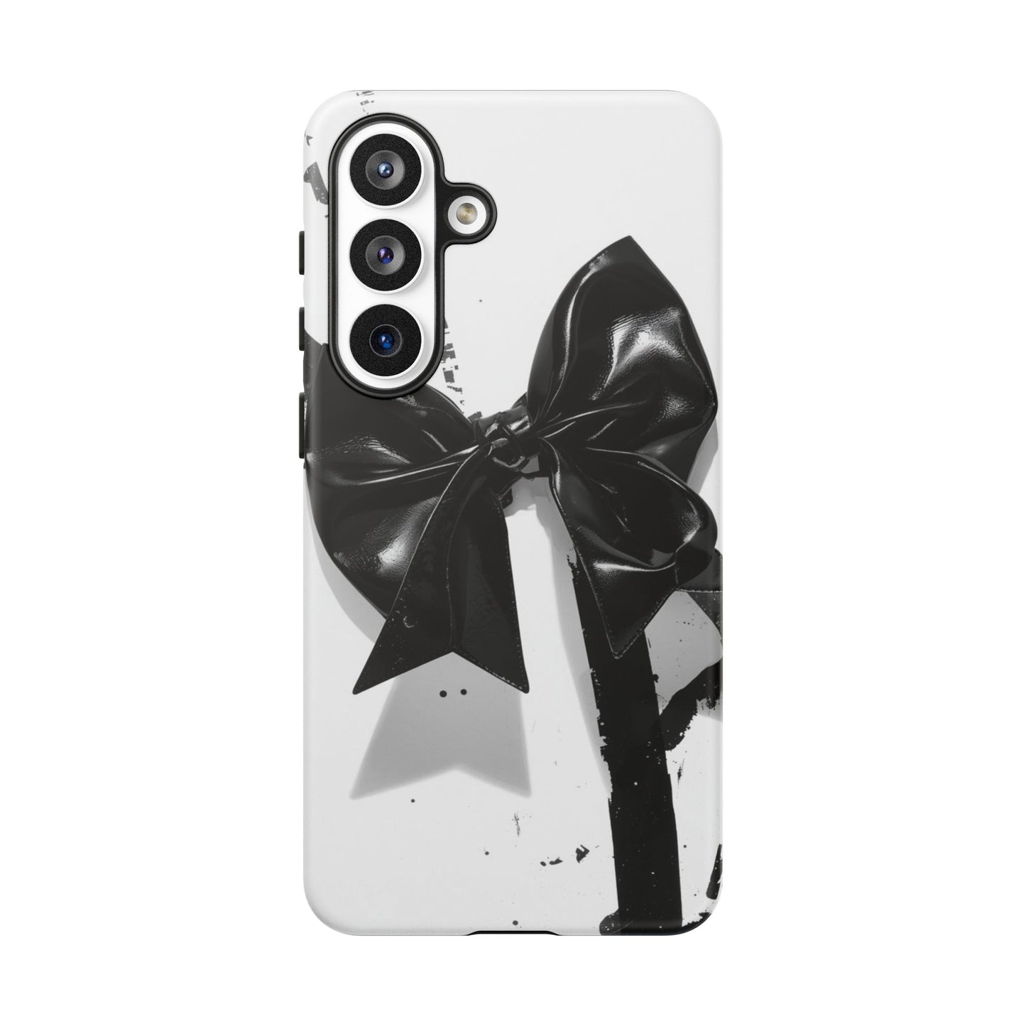Phone Case — Black Bow Graphic Protective Cover