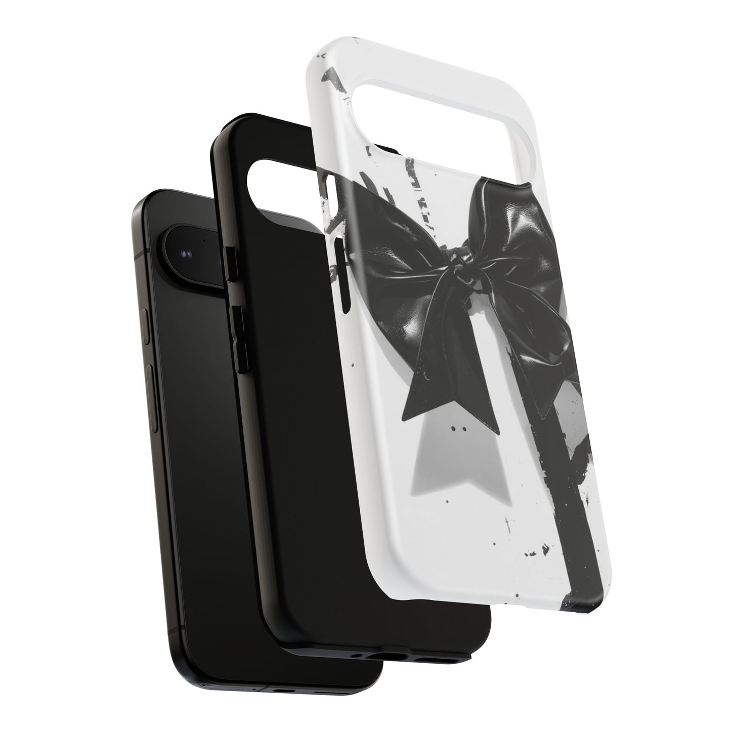 Phone Case — Black Bow Graphic Protective Cover