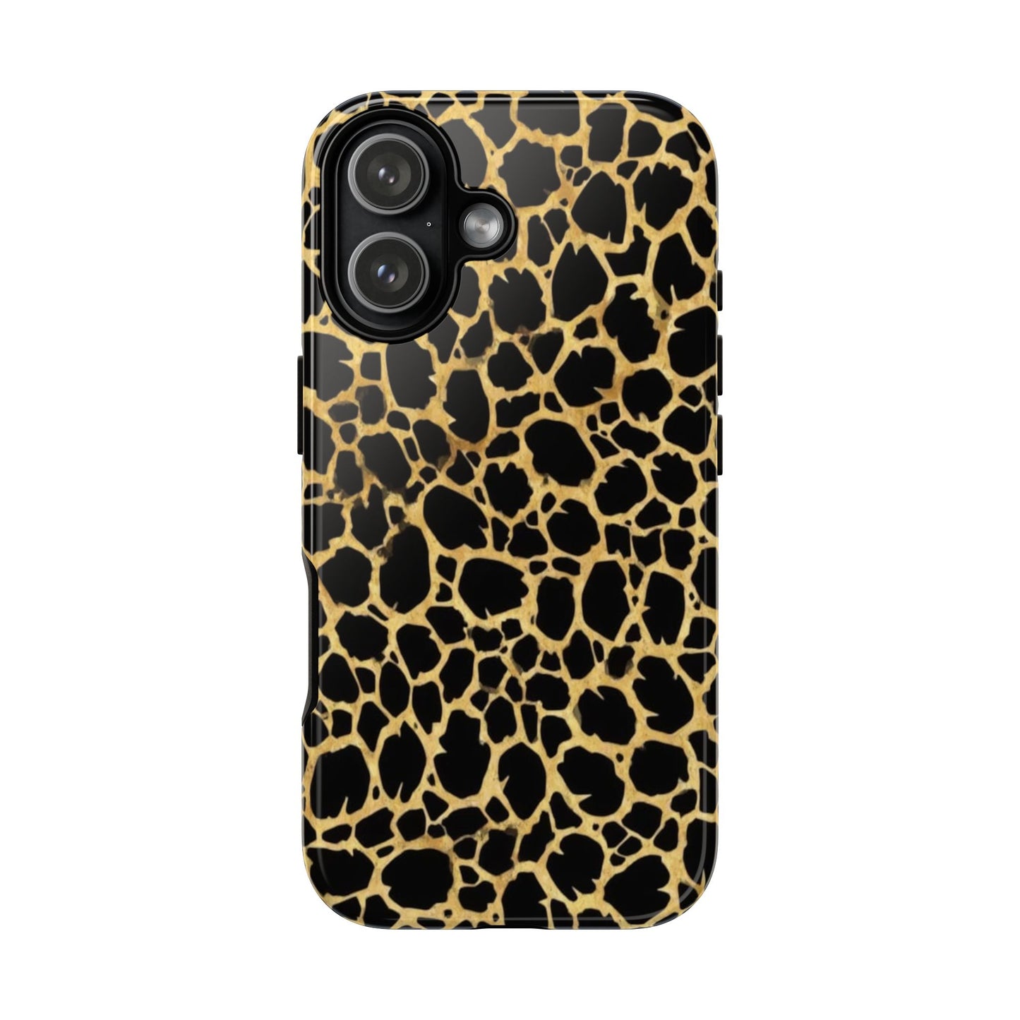 Giraffe Print Tough Phone Case — Durable Leopard-Style Protective Cover