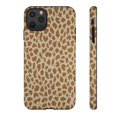 Leopard Print Tough Phone Case — Slim Protective Animal Pattern