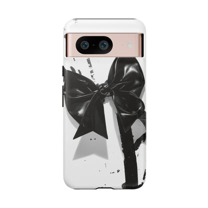 Phone Case — Black Bow Graphic Protective Cover