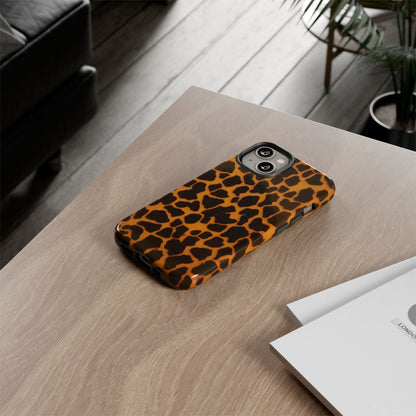 Leopard Print Tough Phone Case — Slim Protective iPhone Cover