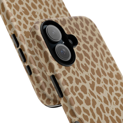 Leopard Print Tough Phone Case — Slim Protective Animal Pattern