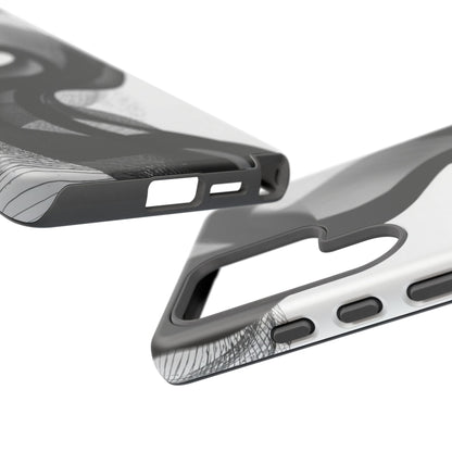 Phone Case — Monochrome Abstract Protective Cover
