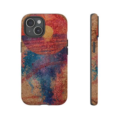 Retro Sunset Tough Phone Case