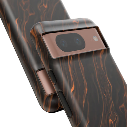 Copper Swirl Phone Case — Tough Protective iPhone Cover